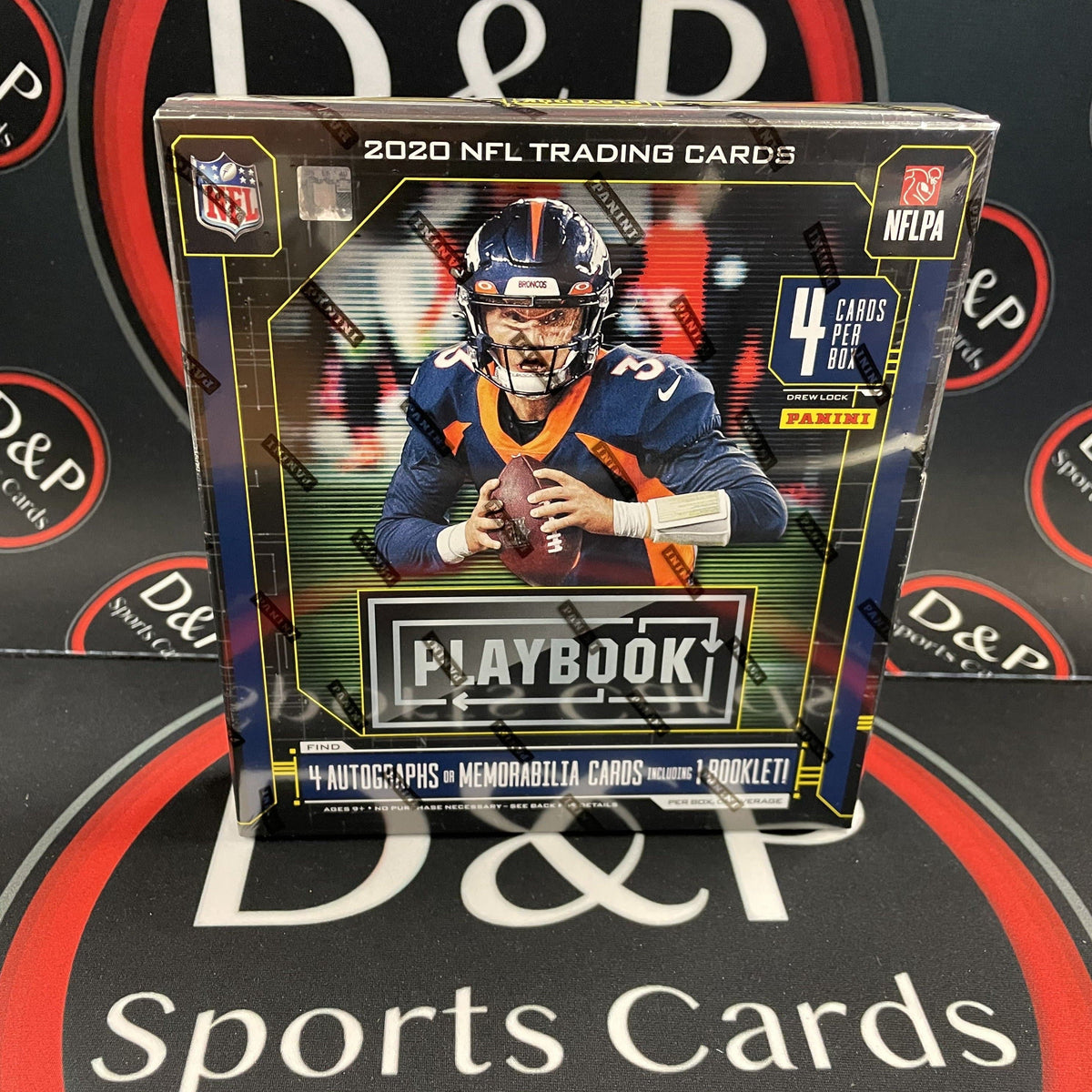 2020 Panini Playbook NFL Trading Cards Mega Box 1 Autograph or Memorabilia  Per Box New in The Box Sealed