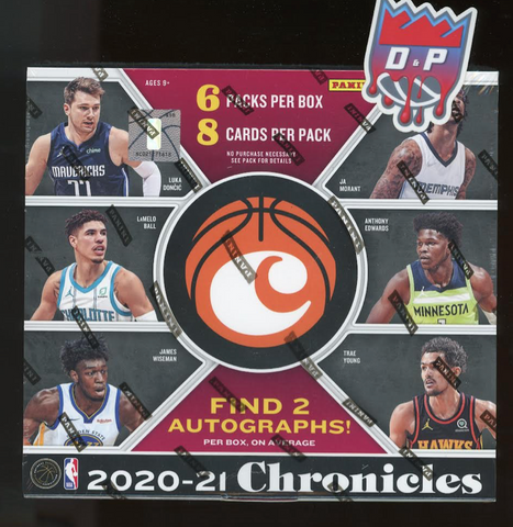 2020-21 Chronicles Basketball Hobby Box 