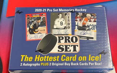 2020/21 Pro Set Memories Hockey Box D&P Cards