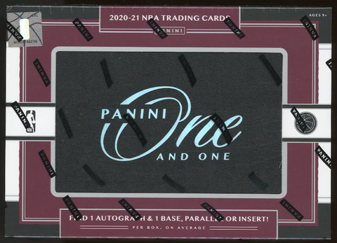 2020-21 Panini One and One Basketball Hobby Box 