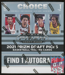 2021/22 Panini Prizm Collegiate Draft Picks Basketball Choice Box