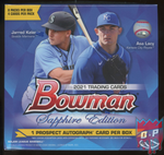 2021 Bowman Baseball Sapphire Edition Box