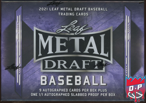 2021 Leaf Metal Draft Baseball;ll Jumbo Box 