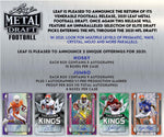 2021 Leaf Metal Draft Football Hobby Box - D&P Cards