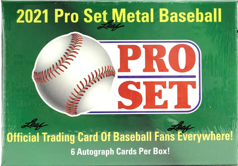 2021 Leaf Pro Set Baseball Hobby Box 