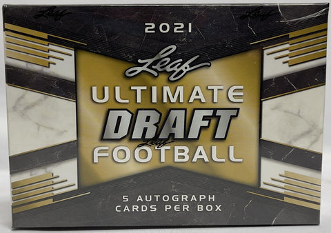 2021 Leaf Ultimate Draft Football Hobby Box