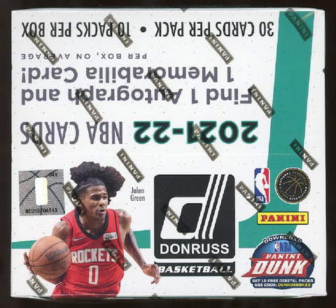 2021-22 Donruss Basketball Hobby Box 