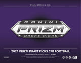 2021 Panini Prizm Collegiate Draft Picks Football Hobby Box - D&P Cards