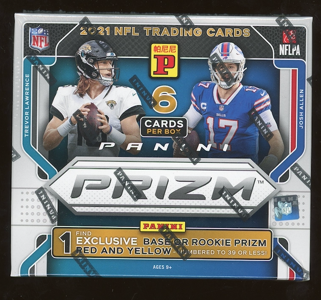 2021 Panini NFL shops Prizm Football Target Mega Box NEW SEALED