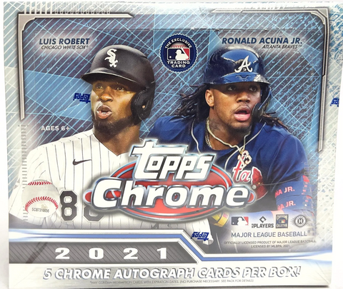 2021 Topps Chrome Baseball HTA Jumbo Box 