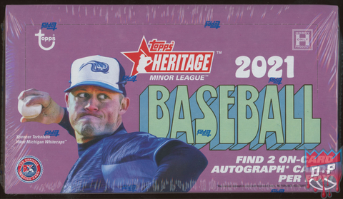 2021 Topps Heritage Minor League Baseball Hobby Box