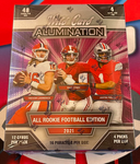 2021 wild Card Alumination Football Hobby Box 