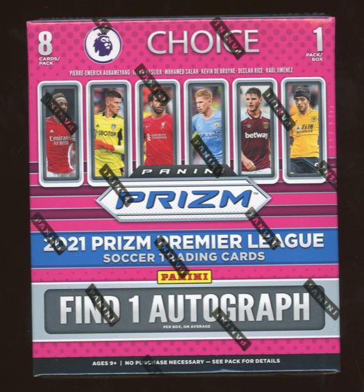 2021-22 Panini Prizm Premier League Soccer Fanatics Exclusive Mega