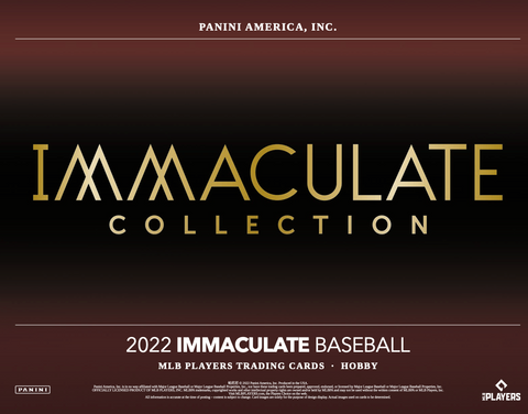 2022 Panini Immaculate Baseball Hobby Box