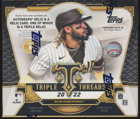 2022 Topps Triple Threads Baseball Hobby Box
