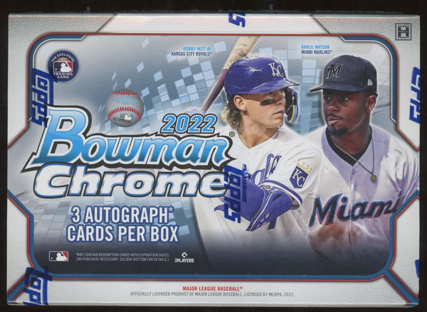 新品入荷 MLB ボックス 2022 CHOICE HTA BASEBALL CHROME BOWMAN TOPPS