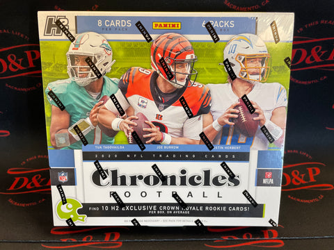 2020 Panini Chronicles Football H2 Box - D&P Sports Cards