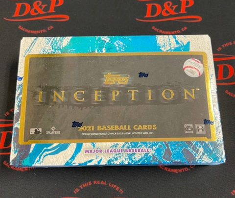 2021 Topps Inception Baseball Hobby Box - D&P Sports Cards