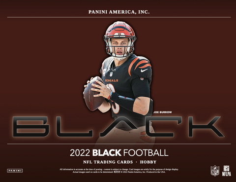2022 Panini Black Football Hobby Box