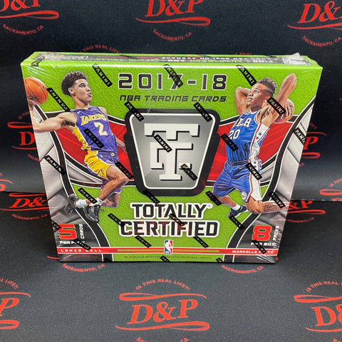 2017/18 Panini Totally Certified Basketball Hobby Box - D&P Sports Cards