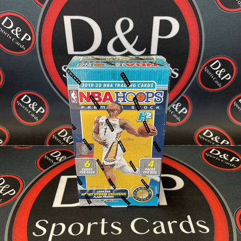 2019-20 Panini NBA Hoops Premium Stock Hobby Hybrid Box - D&P Sports Cards
