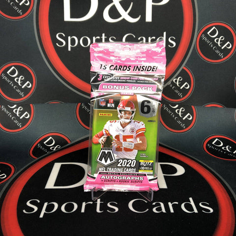 2020 Panini Mosaic Football Cello Pack - D&P Sports Cards