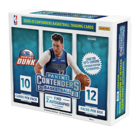 2020/21 Panini Contenders Basketball Hobby Box - D&P Sports Cards