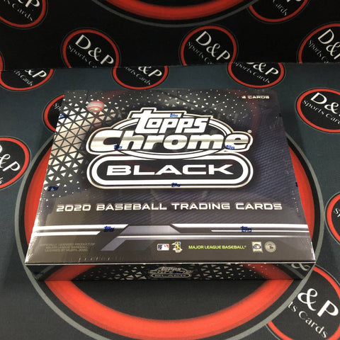 2020 Topps Chrome Black Baseball Hobby Box - D&P Sports Cards