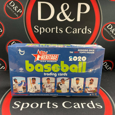 2020 Topps Heritage High Number Baseball Hobby Box - D&P Sports Cards