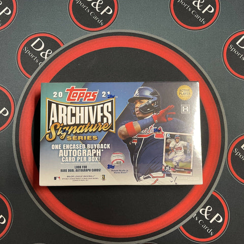 2021 Topps Archives Signature Series Baseball Box - D&P Sports Cards